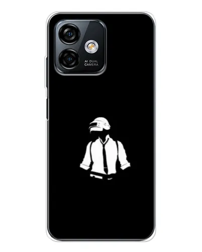 Чохол для Ulefone Note 16 Pro з картинкою «PUBG — білий шолом»
