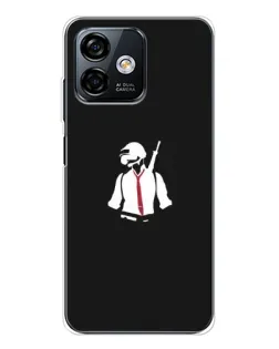 Чохол для Ulefone Note 16 Pro з картинкою «PUBG — силует воїна»