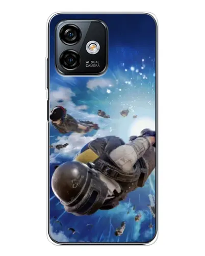 Чохол для Ulefone Note 16 Pro з картинкою «Десант PUBG — стрибок»