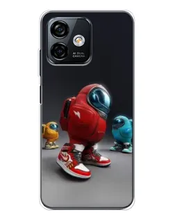 Чохол для Ulefone Note 16 Pro з картинкою «Among Us — 3D стиль»