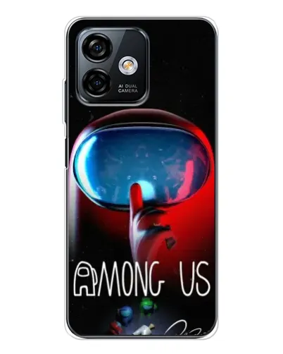 Чохол для Ulefone Note 16 Pro з картинкою «Червоний імпостер — макро»