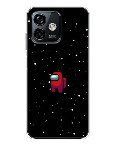 Чохол для Ulefone Note 16 Pro з картинкою «Червоний Among Us»