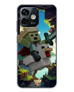 Чохол для Ulefone Note 16 Pro з картинкою «Стів та гусь»