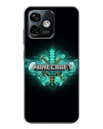 Чохол для Ulefone Note 16 Pro з картинкою «Minecraft Diamond лого» Чохол для Ulefone Note 16 Pro з картинкою «Minecraft Diamond лого»