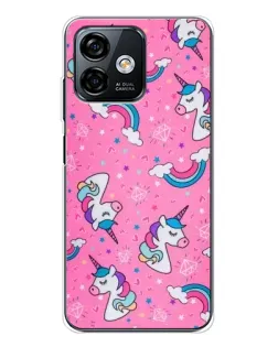 Чехол для Ulefone Note 16 Pro с картинкой «Unicorn паттерн розовый» Чехол для Ulefone Note 16 Pro с картинкой «Unicorn паттерн розовый»