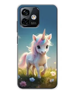 Чехол для Ulefone Note 16 Pro с картинкой «Единорог на поляне» Чехол для Ulefone Note 16 Pro с картинкой «Единорог на поляне»