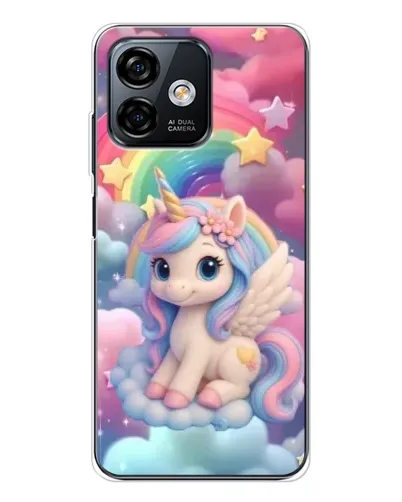 Чехол для Ulefone Note 16 Pro с картинкой «Маленький единорог»