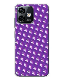 Чехол для Ulefone Note 16 Pro с картинкой «Единороги на фиолетовом» Чехол для Ulefone Note 16 Pro с картинкой «Единороги на фиолетовом»