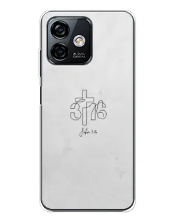 Чохол для Ulefone Note 16 Pro з картинкою «Івана 3:16 Хрест» Чохол для Ulefone Note 16 Pro з картинкою «Івана 3:16 Хрест»