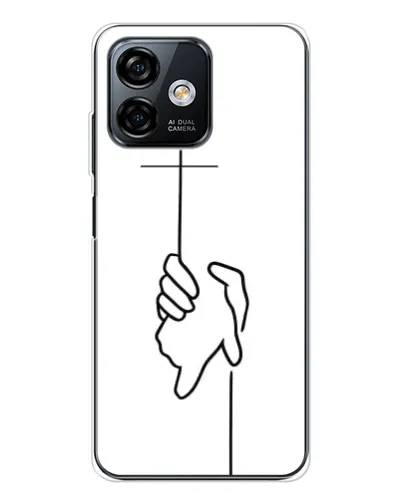 Чохол для Ulefone Note 16 Pro з картинкою «Рука тримає»