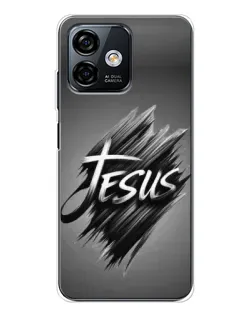 Чохол для Ulefone Note 16 Pro з картинкою «Напис Jesus Graffiti»