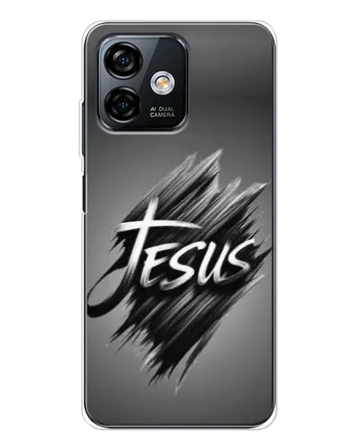 Чохол для Ulefone Note 16 Pro з картинкою «Напис Jesus Graffiti»