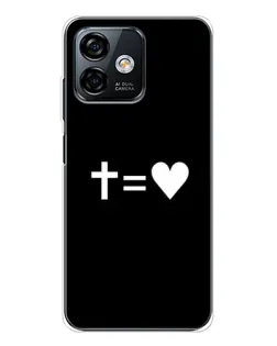 Чохол для Ulefone Note 16 Pro з картинкою «Хрест та Серце»