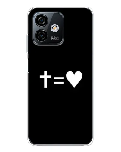 Чохол для Ulefone Note 16 Pro з картинкою «Хрест та Серце»