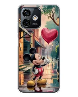 Чехол для Ulefone Note 16 Pro с картинкой «Микки и шарик-сердце» Чехол для Ulefone Note 16 Pro с картинкой «Микки и шарик-сердце»