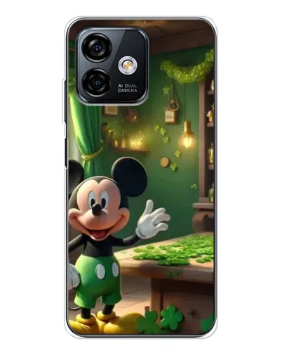 Чехол для Ulefone Note 16 Pro с картинкой «Микки в мастерской»
