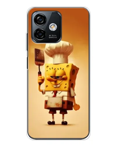 Чехол для Ulefone Note 16 Pro с картинкой «Губка Боб повар»