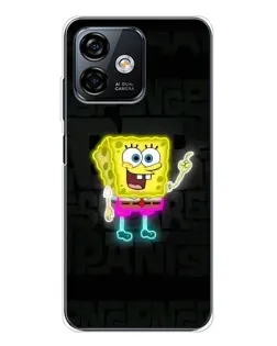 Чехол для Ulefone Note 16 Pro с картинкой «Неоновый Губка Боб» Чехол для Ulefone Note 16 Pro с картинкой «Неоновый Губка Боб»