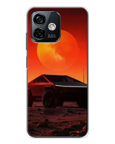Чохол для Ulefone Note 16 Pro з картинкою «Cybertruck на Марсі»