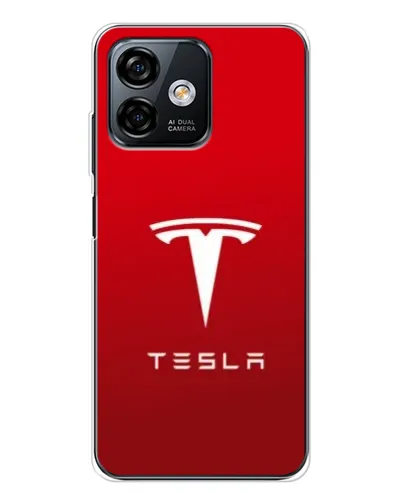 Чохол для Ulefone Note 16 Pro з картинкою «Tesla Red Classic»
