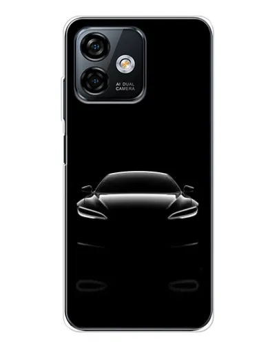 Чохол для Ulefone Note 16 Pro з картинкою «Силует Tesla Night»
