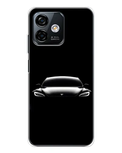 Чохол для Ulefone Note 16 Pro з картинкою «Фари Tesla Night»