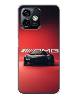Чохол для Ulefone Note 16 Pro з картинкою «Mercedes AMG — червона лінія»