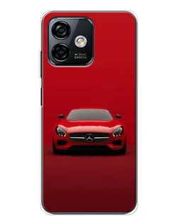 Чохол для Ulefone Note 16 Pro з картинкою «Червоний Mercedes AMG»