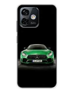 Чохол для Ulefone Note 16 Pro з картинкою «Mercedes — неоновий лого»