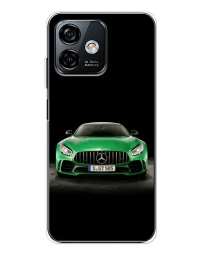 Чохол для Ulefone Note 16 Pro з картинкою «Mercedes — неоновий лого»