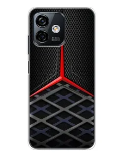 Чохол для Ulefone Note 16 Pro з картинкою «Mercedes Carbon Grid»