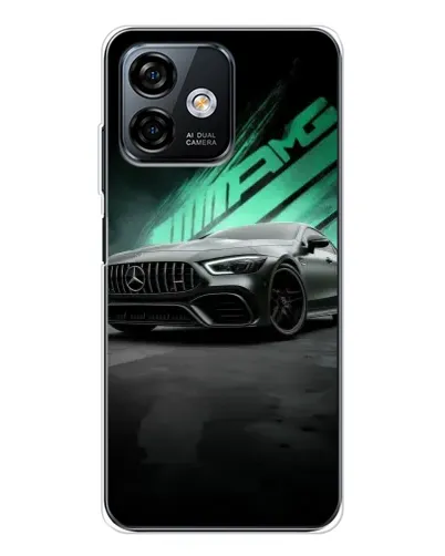 Чохол для Ulefone Note 16 Pro з картинкою «Темний Mercedes AMG»