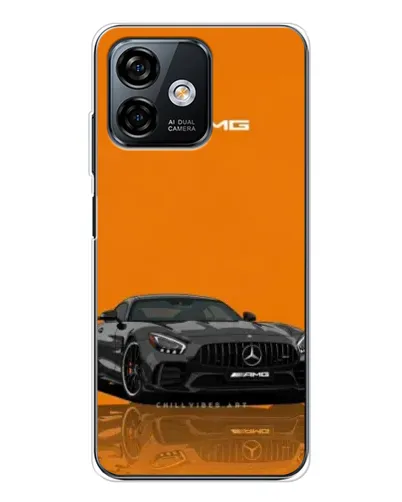 Чохол для Ulefone Note 16 Pro з картинкою «Помаранчевий Mercedes AMG»