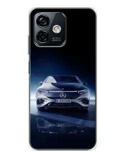 Чохол для Ulefone Note 16 Pro з картинкою «Нічний Mercedes EQ»