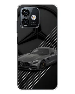 Чохол для Ulefone Note 16 Pro з картинкою «Mercedes AMG — графіка»