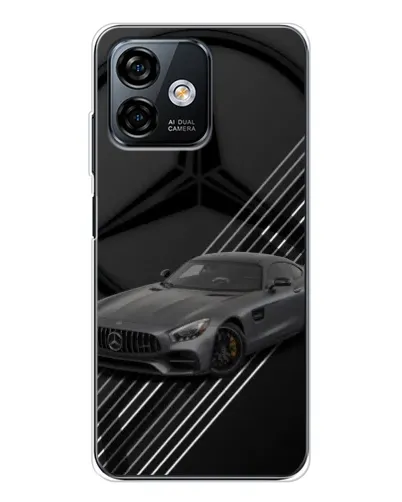 Чохол для Ulefone Note 16 Pro з картинкою «Mercedes AMG — графіка»