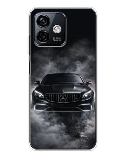 Чохол для Ulefone Note 16 Pro з картинкою «Mercedes у диму»