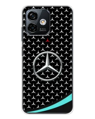 Чохол для Ulefone Note 16 Pro з картинкою «Mercedes — бірюзовий акцент»
