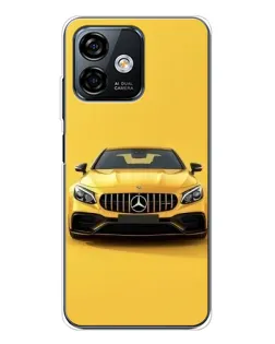 Чохол для Ulefone Note 16 Pro з картинкою «Жовтий Mercedes GT»
