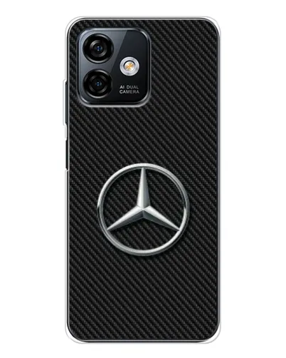Чехол для Ulefone Note 16 Pro с картинкой «Карбоновый Mercedes стиль» Чехол для Ulefone Note 16 Pro с картинкой «Карбоновый Mercedes стиль»