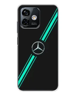 Чехол для Ulefone Note 16 Pro с картинкой «Спортивные линии Mercedes»