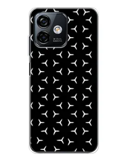 Чехол для Ulefone Note 16 Pro с картинкой «Mercedes паттерн звезд»