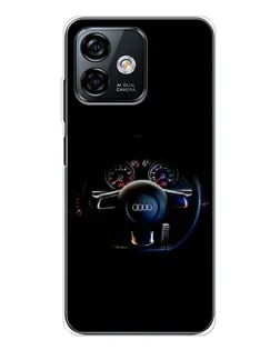 Чохол для Ulefone Note 16 Pro з картинкою «Салон Audi — кермо» Чохол для Ulefone Note 16 Pro з картинкою «Салон Audi — кермо»