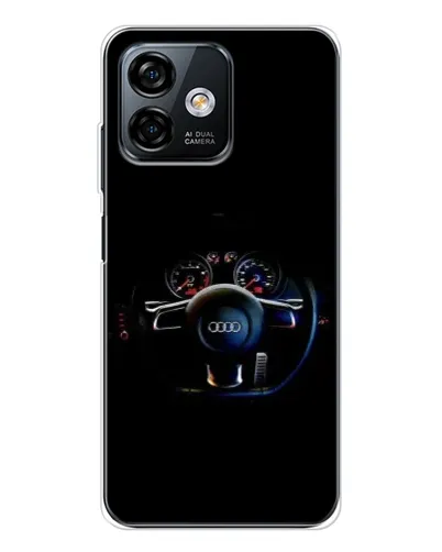 Чохол для Ulefone Note 16 Pro з картинкою «Салон Audi — кермо»