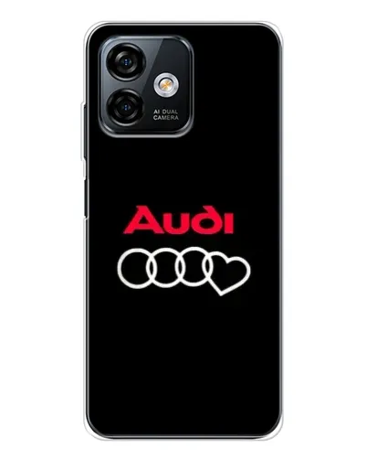 Чохол для Ulefone Note 16 Pro з картинкою «Логотип Audi Heart»