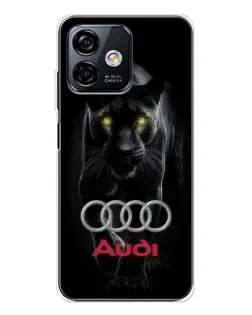 Чохол для Ulefone Note 16 Pro з картинкою «Пантера та Audi»