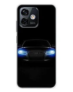 Чохол для Ulefone Note 16 Pro з картинкою «Audi в неоні»