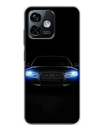 Чохол для Ulefone Note 16 Pro з картинкою «Audi в неоні»