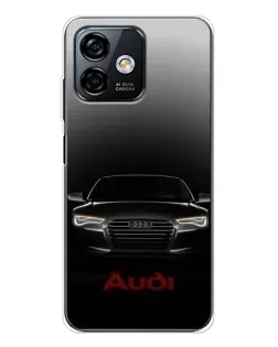 Чохол для Ulefone Note 16 Pro з картинкою «Audi — градієнтний контур»