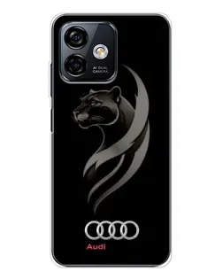 Чохол для Ulefone Note 16 Pro з картинкою «Графіка — пантера та Audi»